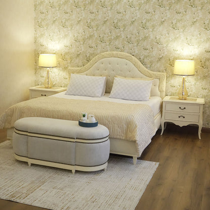Elegant Tufted Upholstered Bedroom Set