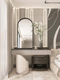 Modern Matte Black Full-Length Floor Mirror