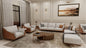 Ramen Luxury- 6 Seater Sofa Set (3+2+1+1)